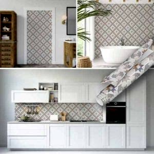 Modern Fayans Görünümlü Yapışkanlı Folyo 45 cm ve 90 cm Rulo Çeşitleri Dekoros'ta! Son Moda Suya, Neme Dayanıklı Folyolar ve Fiyatları için Tıkla!