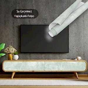 Su Yeşili Mermer Desenli Yapışkanlı Folyo 45 cm ve 90 cm Rulo Çeşitleri Dekoros'ta. Modern, 1. Sınıf Kalite, Folyolar ve Uygun Fiyatlar için Şimdi Tıkla!