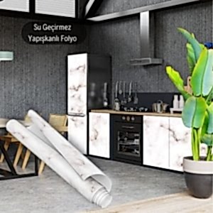 Mermer Desenli Folyolar Beyaz Yapışkanlı Folyo 45 cm ve 90 cm Rulo Çeşitleri Dekoros'ta. 1. Sınıf Kalite, Folyolar ve Uygun Fiyatlar için Şimdi Tıkla!
