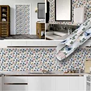 Renkli Çiçek Desenli Yapışkanlı Mat Folyo 45 cm ve 90 cm Rulo Çeşitleri Dekoros'ta! 1. Sınıf, Suya ve Neme Dayanıklı Folyolar ve Fiyatları için Tıkla!