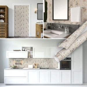 Bej Rengi Kendinden Desenli Yapışkanlı Folyo, Fayans Görünümlü 45 cm ve 90 cm Rulo Çeşitleri Dekoros'ta! Yüzey Kaplama ve PVC Çıkartma Folyolar için Tıkla!