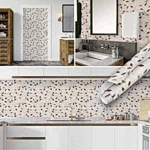 Bej Renkli Yaprak Desenli Yapışkanlı Kaplama Folyosu 45 cm ve 90 cm Rulo Çeşitleri Dekoros'ta! Suya, Neme Dayanıklı Renkli Folyolar ve Fiyatları için Tıkla!