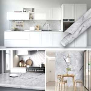 Açık Gri Mermer Desenli Yapışkanlı Folyo 45 cm ve 90 cm Rulo Çeşitleri Dekoros'ta. Banyo, Duvar, Masa, Tezgah ve Dolap Kaplamaya Uygun Hadi Şimdi Tıkla!