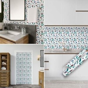 Kırmızı Lale Motifli Çini Desenli Yapışkanlı Folyo 45 cm ve 90 cm Rulo Çeşitleri Dekoros'ta! Su Geçirmez, Mobilya, Dolap Kaplama Folyoları için Tıkla!