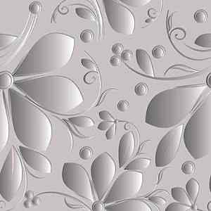 Gümüş Renkli Çiçekli Desenli Yapışkanlı Folyo 45 cm ve 90 cm Rulo Çeşitleri Dekoros'ta! Kendinden Yapışkanlı, Desen Takipli, Kaplama Folyoları için Tıkla!