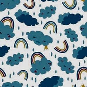 Sevimli Gökkuşağı Desenli Yapışkanlı Folyo 45 ve 90 cm Rulo Çeşitleri Dekoros'ta! Silinebilir, Suya Dayanıklı, Çocuk Odası Desen, Dolap Kaplama için Tıkla!