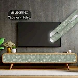 Yeşil Renkli Desenli Yapışkan Folyo PVC Sticker Rulo Modelleri dukkanstorecenterhub.shop'da. Suya Dayanıklı Çiçek Kelebek Desenli Kaplama Folyosu Şimdi Satın Al!