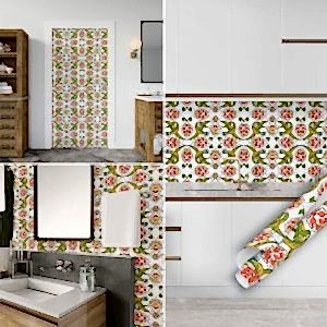 Sarı Yeşil Osmanlı Çini Desenli Yapışkanlı Folyo 45 ve 90 cm Rulo Çeşitleri Dekoros'ta! Yapışkan Folyolar, Tezgah Arası Kaplama Folyo Modelleri için Tıkla!