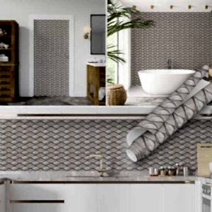 Açık Kahverengi Fayans Görünümlü Yapışkan Folyo 45 cm ve 90 cm Rulo Çeşitleri Dekoros'ta! Suya, Neme, Buhara Dayanıklı Folyolar ve Fiyatları için Tıkla!