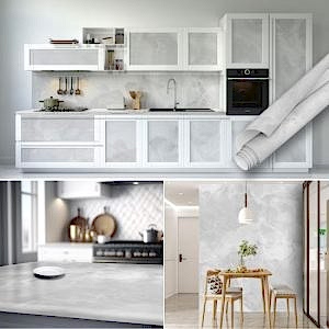 Gri Mermer Görünümlü Folyo 45 cm ve 90 cm Rulo Çeşitleri Dekoros'ta. Son Moda Mat Folyolar, Kaliteli Ürün ve Uygun Fiyatlar Dekoros'ta. Hemen Tıkla!