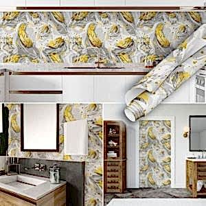 Altın Sarısı Kuş Tüyü Yapışkanlı Folyo 45 cm ve 90 cm Rulo Çeşitleri Dekoros'ta! Kendinden Yapışkanlı, Desen Takipli, Kaplama Folyoları için Hemen Tıkla!