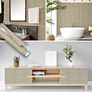 Bej Mermer Görünümlü Yapışkanlı Folyo, 45 cm ve 90 cm PVC Rulo Çeşitleri Dekoros'ta. Taş Desen Çıkartma, Yüzey Duvar Kaplama Folyosu için Hemen Tıkla