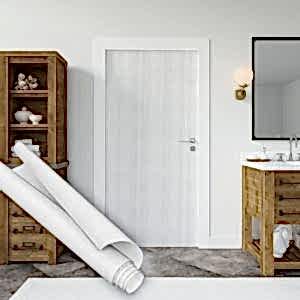 Beyaz Ahşap Desenli Yapışkanlı Folyo 0118 Kaplama 45 cm ve 90 cm Rulo Çeşitleri Dekoros'ta. Suya Dayanıklı Yapışkan Mobilya Kaplama Folyosu için Tıkla.