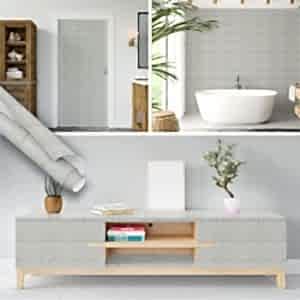 Beyaz Noktalı Mermer Yapışkanlı Folyo, 45 cm ve 90 cm PVC Rulo Çeşitleri Dekoros'ta. Taş Desen Çıkartma, Yüzey Duvar Kaplama Folyosu için Hemen Tıkla