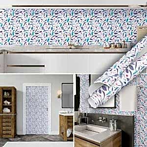 Çok Renkli Çiçekler Desenli Yapışkanlı Folyo 45 cm ve 90 cm Rulo Çeşitleri Dekoros'ta! Kendinden Yapışkanlı, Desen Takipli, Kaplama Folyolarını İncele!