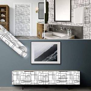 Geometrik Desen Yapışkanlı Folyo, Geometrik, PVC Rulo Modelleri ve Uygun Fiyatları ile. Suya Dayanıklı Duvar ve Yüzey Kaplama Folyoları Şimdi Satın Al.