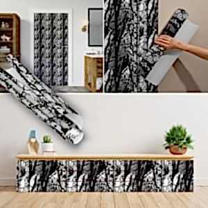 Kavak Ağacı Desenli Folyo Kaplama 0140 45 cm ve 90 cm Rulo Çeşitleri Dekoros'ta. Tezgah, Banyo, Duvar ve Masa Kaplamaya Uygun. İncelemek için Şimdi Tıkla