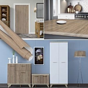 Kum Beji Ahşap Desenli Yapışkanlı Folyo 0133 45 cm ve 90 cm Rulo Çeşitleri Dekoros'ta. Banyo, Duvar, Masa, Tezgah ve Dolap Kaplamaya Uygun. Şimdi Tıkla!