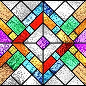 Renkli Geometrik Desenli Şeffaf Yapışkanlı Folyo 45 cm ve 90 cm Rulo Çeşitleri Dekoros'ta! Kendinden Yapışkanlı, Ofis Cam Kaplama Folyoları için Tıklayın!