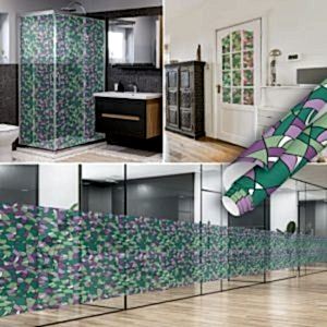 Şeffaf Vitray Görünümlü Yapışkanlı Folyo 45 cm ve 90 cm Rulo Çeşitleri Dekoros'ta! Kendinden Yapışkanlı, Duşakabin, Banyo Kaplama Folyoları için Tıkla!
