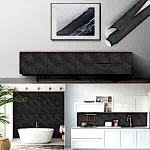 Siyah Kendinden Yapışkanlı Folyo, 45 cm ve 90 cm PVC Rulo Çeşitleri Dekoros'ta. Uygun Fiyat, Suya Dayanıklı, Duvar, Kapı Kaplama Folyoları Hemen Satın Al.