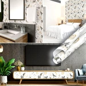 Yağlı Boya Çiçek Desenli Yapışkanlı Folyo 0802 45 cm ve 90 cm Rulo Çeşitleri Dekoros'ta! Kendinden Yapışkanlı, Desen Takipli, Kaplama Folyolarını İncele!