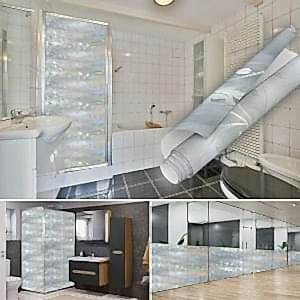 Yapraklar Desenli Şeffaf Yapışkan Folyo 45 cm ve 90 cm Rulo Çeşitleri Dekoros'ta! Kendinden Yapışkanlı, Duşakabin, Banyo Kaplama Folyoları için Tıkla!