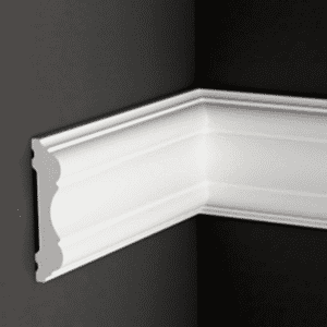 10cm Boyanabilir Beyaz Duvar Bordürü AB-004 ile Modern İç Mekanlar Oluşturun Dayanıklı Polimer Duvar Bordürleri. Bordür ve Çıta Modelleri için Hemen Tıkla!