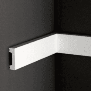 5cm Boyanabilir Beyaz Duvar Bordürü AB-026 ile Modern İç Mekanlar Oluşturun Dayanıklı Polimer Duvar Bordürleri. Bordür ve Çıta Modelleri için Hemen Tıkla!