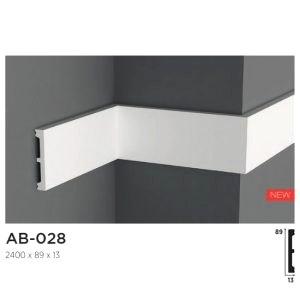 9cm Boyanabilir Beyaz Duvar Bordürü AB-028 ile Modern İç Mekanlar Oluşturun Dayanıklı Polimer Duvar Bordürleri. Bordür ve Çıta Modelleri için Hemen Tıkla!