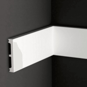 9cm Boyanabilir Beyaz Duvar Bordürü AB-028 ile Modern İç Mekanlar Oluşturun Dayanıklı Polimer Duvar Bordürleri. Bordür ve Çıta Modelleri için Hemen Tıkla!