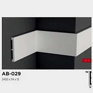 11,4cm Boyanabilir Beyaz Duvar Bordürü AB-029 ile Modern İç Mekanlar Oluştur! Dayanıklı Polimer Duvar Bordürleri. Bordür ve Çıta Modelleri için Hemen Tıkla!