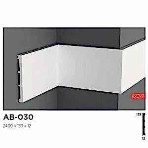 13,9cm Boyanabilir Beyaz Duvar Bordürü AB-030 ile Modern İç Mekanlar Oluştur! Dayanıklı Polimer Duvar Bordürleri. Bordür ve Çıta Modelleri için Hemen Tıkla!