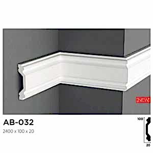 10cm Boyanabilir Beyaz Duvar Bordürü AB-032 ile Modern İç Mekanlar Oluşturun Dayanıklı Polimer Duvar Bordürleri. Bordür ve Çıta Modelleri için Hemen Tıkla!