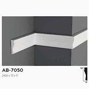 7cm Boyanabilir Beyaz Duvar Bordürü AB-7050 ile Modern İç Mekanlar Oluşturun Dayanıklı Polimer Duvar Bordürleri. Bordür ve Çıta Modelleri için Hemen Tıkla!