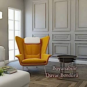 Boyanabilir Beyaz Duvar Bordürü ile Modern İç Mekanlar Oluşturun Dayanıklı Polimer Duvar Bordürleri. Bordür ve Çıta Modelleri için Hemen Tıkla!