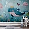 Sevimli Balina ve Su Kaplumbağası Duvar Kağıdı Modelleri ve Fiyatları Dekoros'da. Tüm Türkiye'ye Poster Duvar Kağıdı Gönderilir. Tukal Hediye!