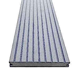 İçi Tam Dolu Çizgili Kompozit Deck Gri