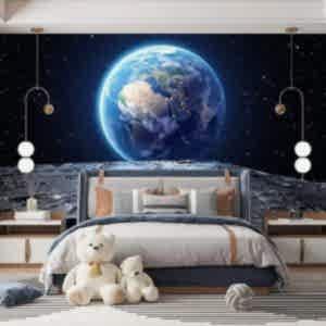 Kampanyalı Ay Ve Dünya Çocuk Odası Duvar Kağıdı Tek Parça J0129 Modelleri ve Fiyatları Dekoros'da. Tüm Türkiye'ye Duvar Kağıdı Gönderilir. Şimdi Satın Al!