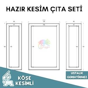 Dekoratif Duvar Çıta Seti Soy Yapıştır ve Uygula 002