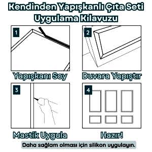 Kendinden Yapışkanlı Çıta Seti Uygulama Kılavuzu