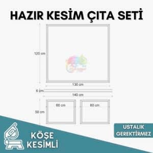 Kendinden Yapışkanlı Duvar Çıta Seti Modern Duvar Çıtası 018