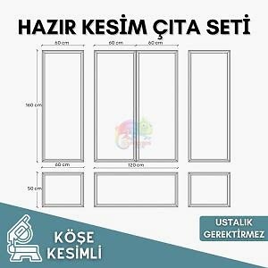 Lüks Görünümlü Kendin Yap Duvar Çıtası Boyanabilir Çıta Seti 015