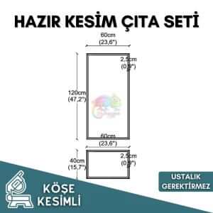 Modern Görünümlü Hazır Kesim Çıta Seti Soy Yapıştır 017
