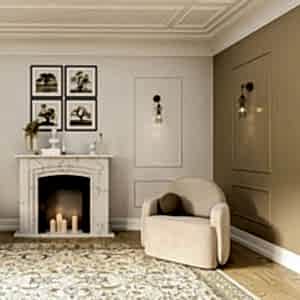 Modern Görünümlü Hazır Kesim Çıta Seti Soy Yapıştır 017