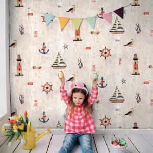 Deco junior Erkek Çocuk Odası Duvar Kağıdı, Bebek Odası Duvar Kağıtları